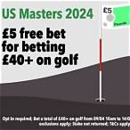 masters golf bet